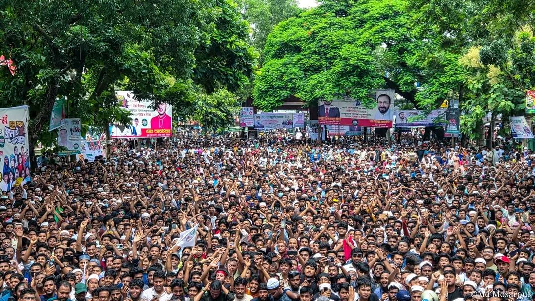 ব্রাহ্মণবাড়িয়া অন্যায়ের সাথে কখনো আপোষ করে না: নাহিদ ইসলাম