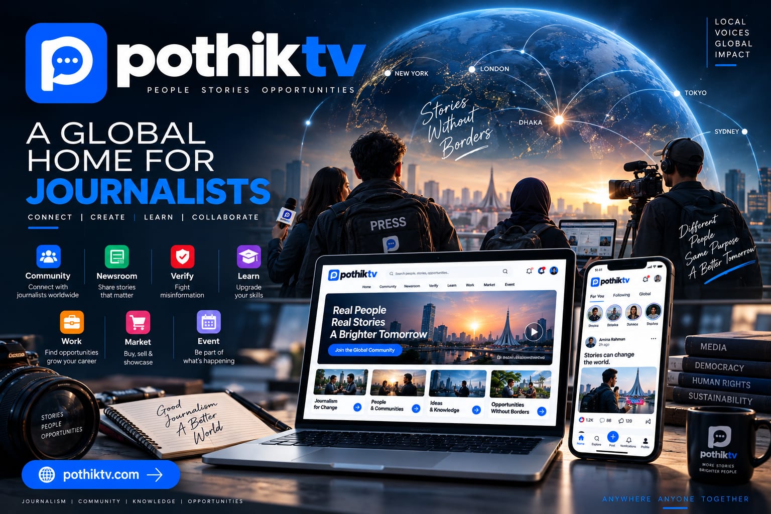 More Than News: PothikTV Aims to Become a Digital Home for Journalists