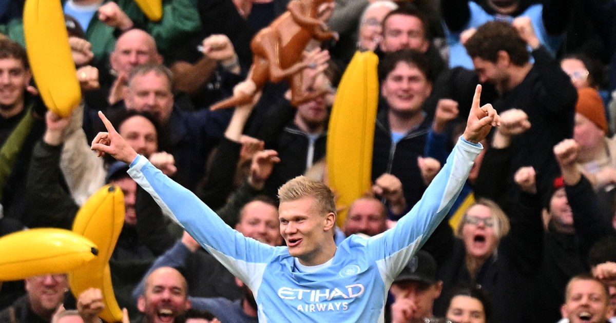 Erling Haaland Scores Twice as Manchester City Win Seventh Straight Premier League Match