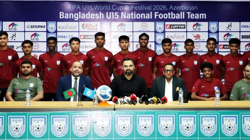 Bangladesh Target Top Spot in Group at FIFA U-15 Festival in Azerbaijan